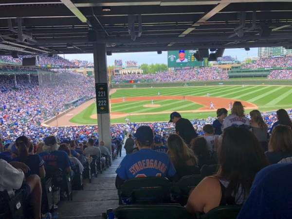 Wrigley Field, section: 222, row: 19, seat: 1