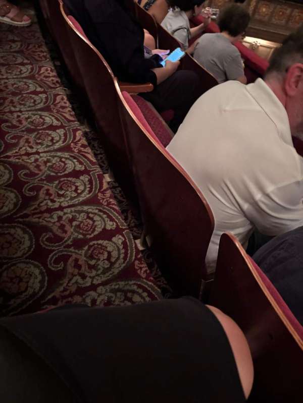 Booth Theatre, section: Mezzanine C, row: C, seat: 108