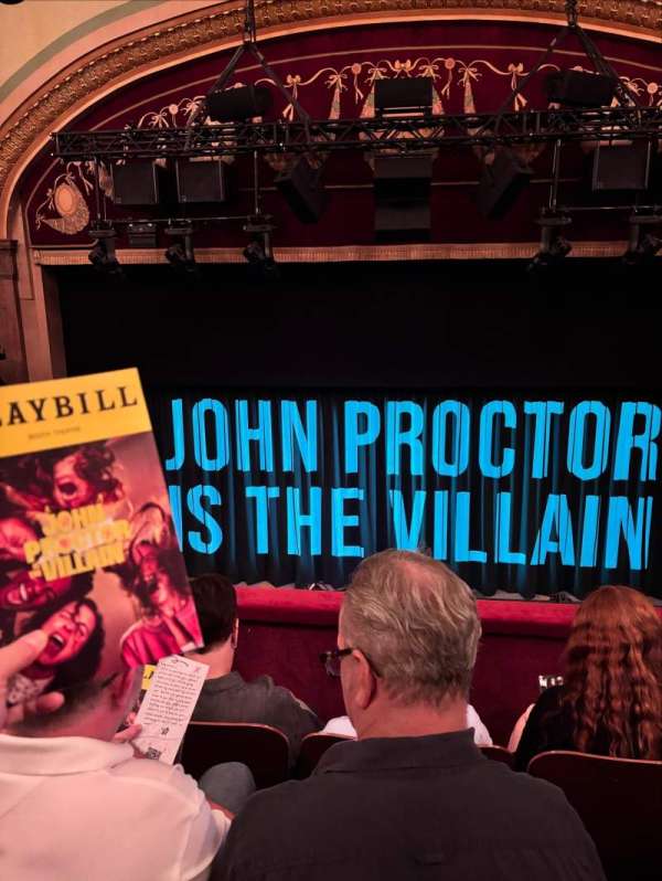 Booth Theatre, section: Mezzanine C, row: C, seat: 108