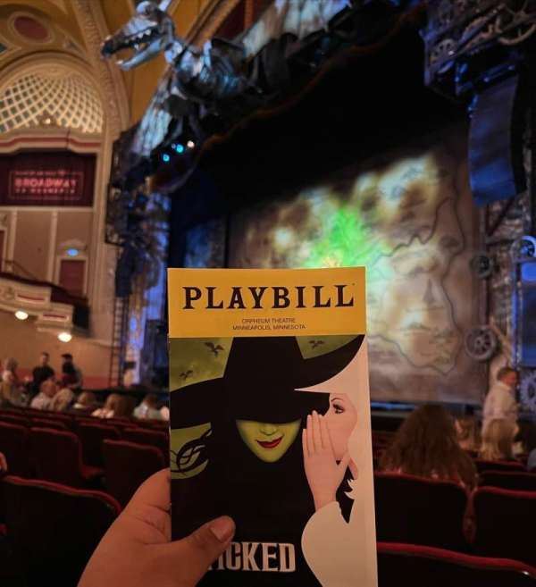 Orpheum Theatre, Minneapolis, section: Main Floor 4, row: J, seat: 6