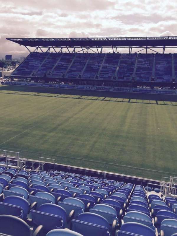 PayPal Park, section: 108, row: 16, seat: 3