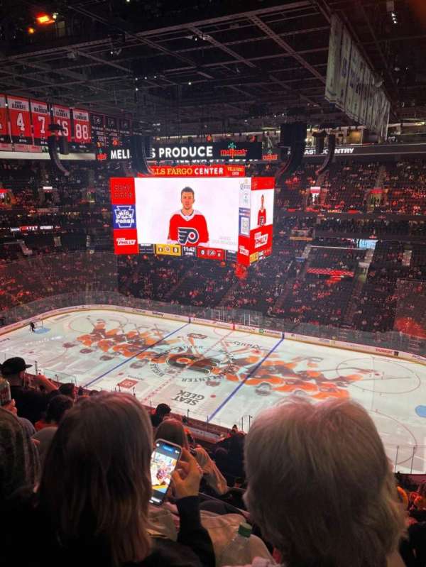 Xfinity Mobile Arena, section: 203, row: 11, seat: 9