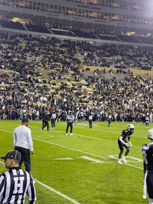 Folsom Field, section: 103, row: 3, seat: 1