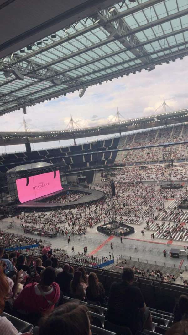 Stade de France, section: U4, row: 69, seat: 28
