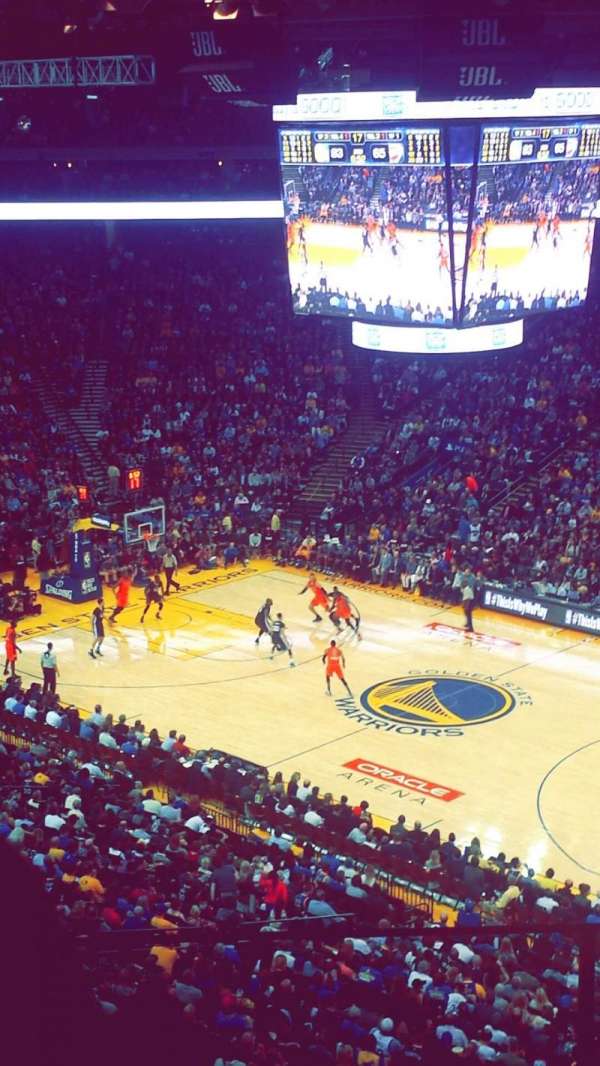 Oakland Arena, section: 213, row: 4, seat: 6