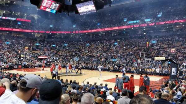 Scotiabank Arena, section: 118, row: 8, seat: 1