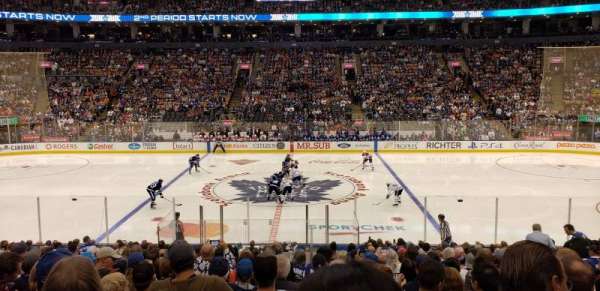 Scotiabank Arena, section: 108, row: 20, seat: 10