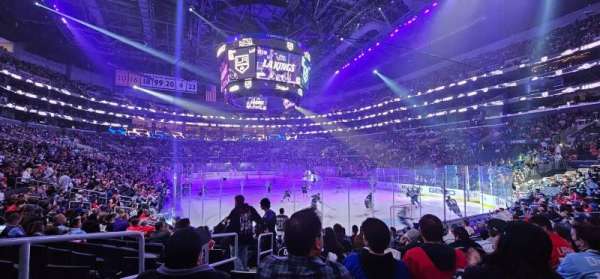 Crypto.com Arena, section: 107, row: 14, seat: 1