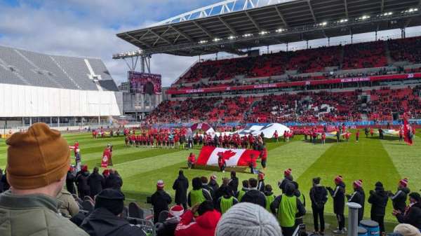 BMO Field, section: 122, row: 5, seat: 16
