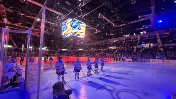 Blue Cross Arena, section: 125, row: A, seat: 2