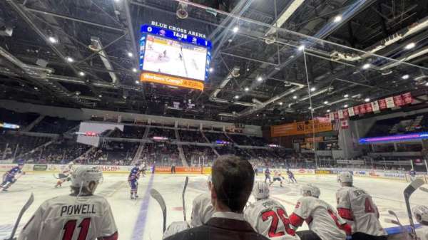 Blue Cross Arena, section: 123, row: C, seat: 10