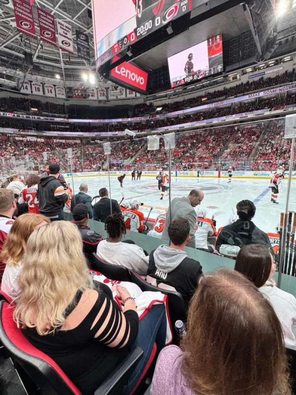 Lenovo Center, section: 103, row: E, seat: 4