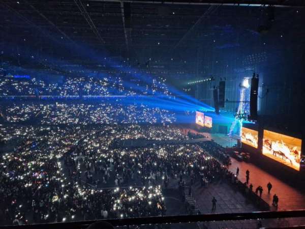 Paris La Défense Arena, section: 418, row: 42, seat: 34