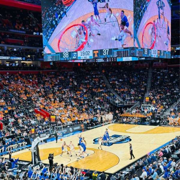 Little Caesars Arena, section: 114, row: 22, seat: 2