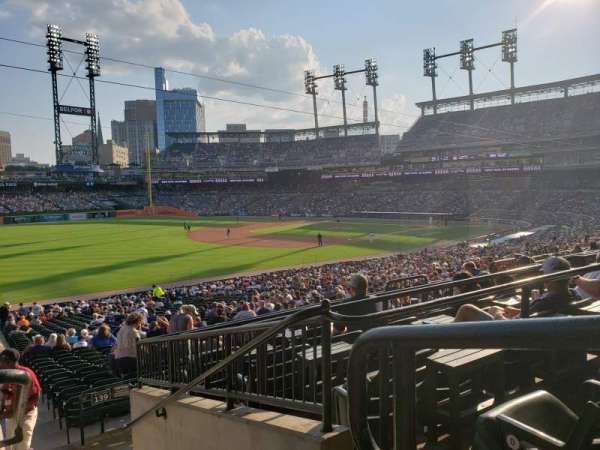 Comerica Park, section: 140, row: A, seat: 1