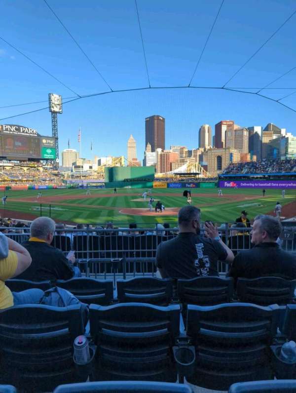 PNC Park, section: 117, row: D, seat: 3