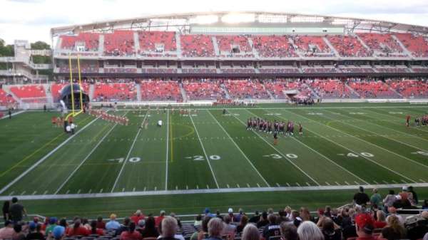 TD Place Stadium, section: G, row: 20, seat: 19