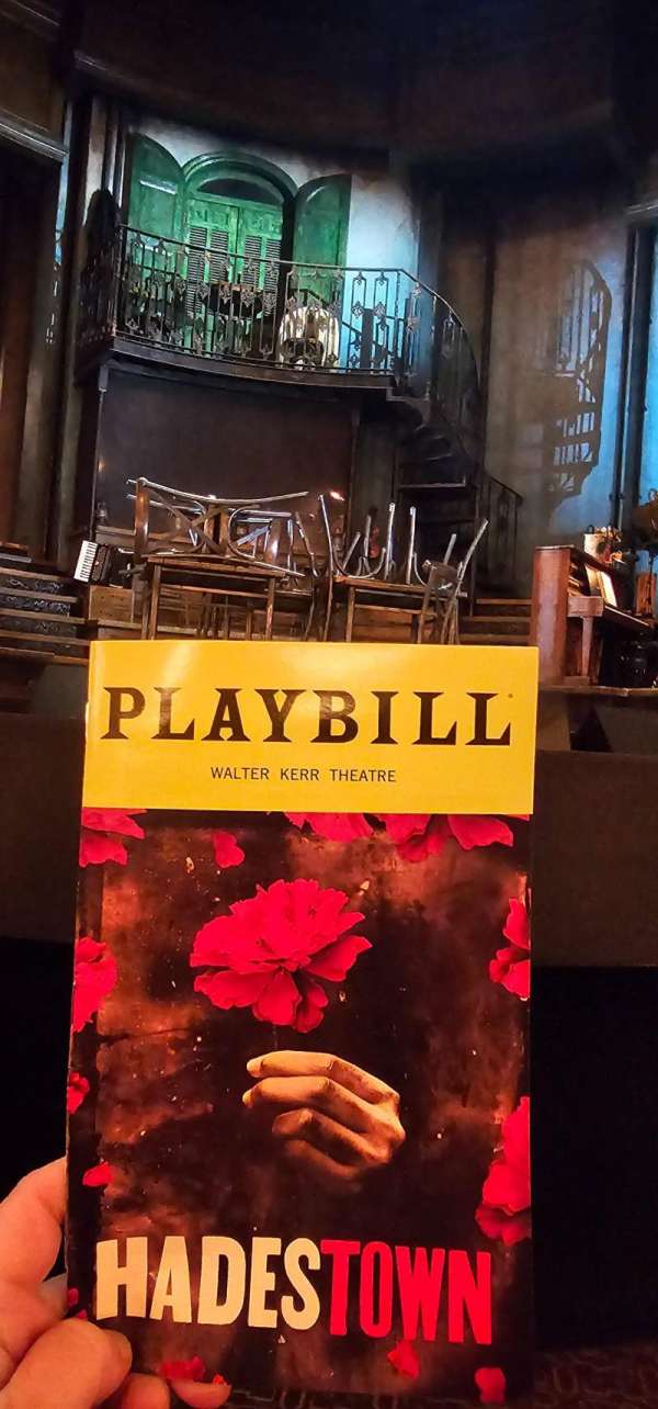 Bernard B. Jacobs Theatre, section: Orchestra C, row: D, seat: 106
