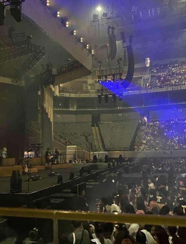 SM Mall of Asia Arena, section: 207, row: A, seat: 11