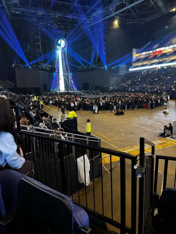 The O2, London, section: 105, row: K, seat: 143
