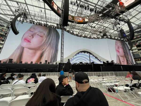 SoFi Stadium, section: Floor A2, row: 13, seat: 2