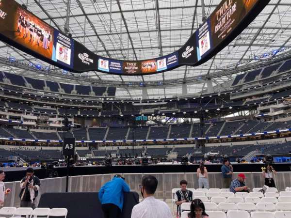 SoFi Stadium, section: Floor A2, row: 13, seat: 2