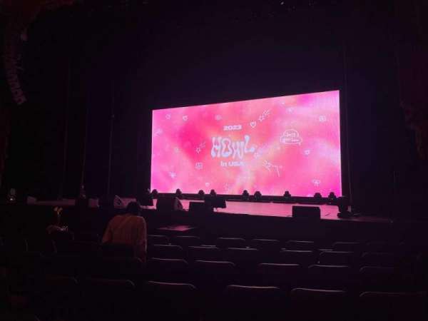Orpheum Theatre, Los Angeles, section: Orchestra R, row: H, seat: 22