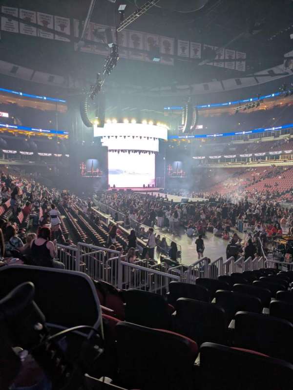 United Center, section: 108, row: 12, seat: 9