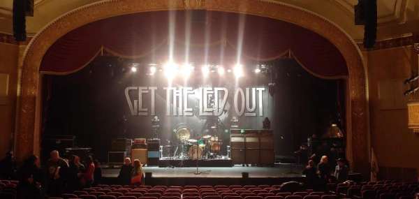 Union County Performing Arts Center, section: Orchestra center, row: P, seat: 108