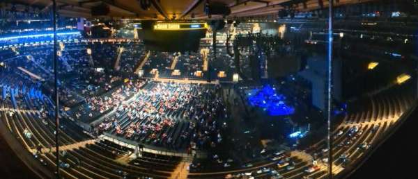 Madison Square Garden, section: 314, row: 1, seat: 4