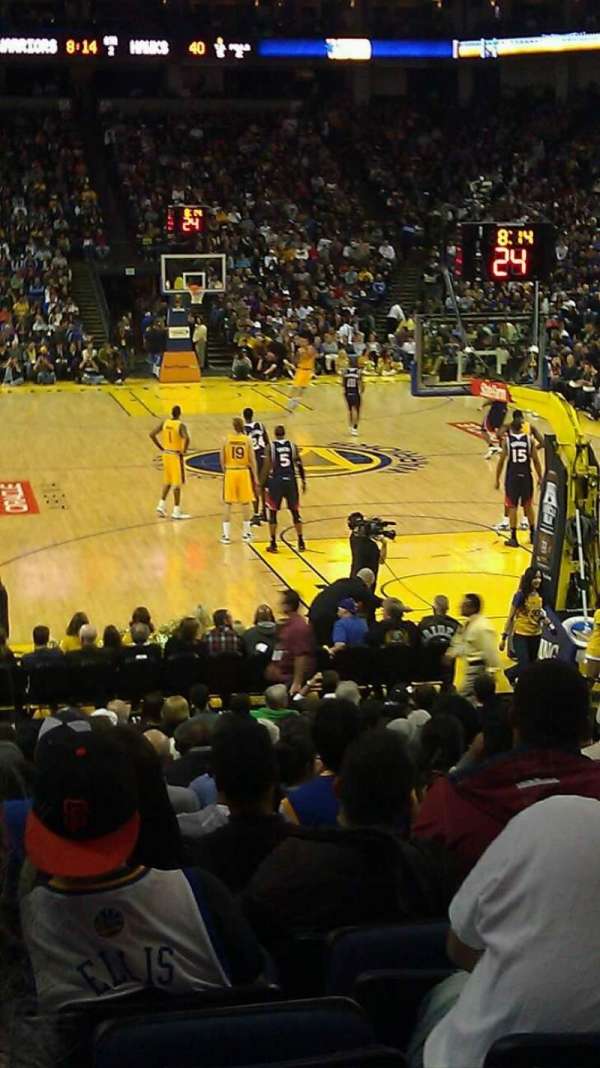 Oakland Arena, section: 122, row: 14, seat: 14