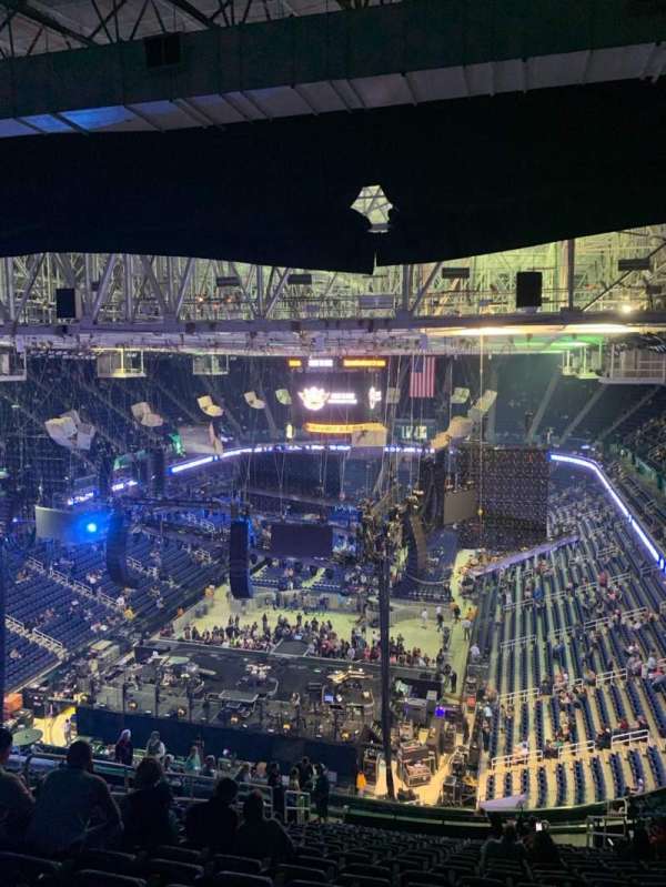 First Horizon Coliseum, section: 203, row: Z, seat: 8