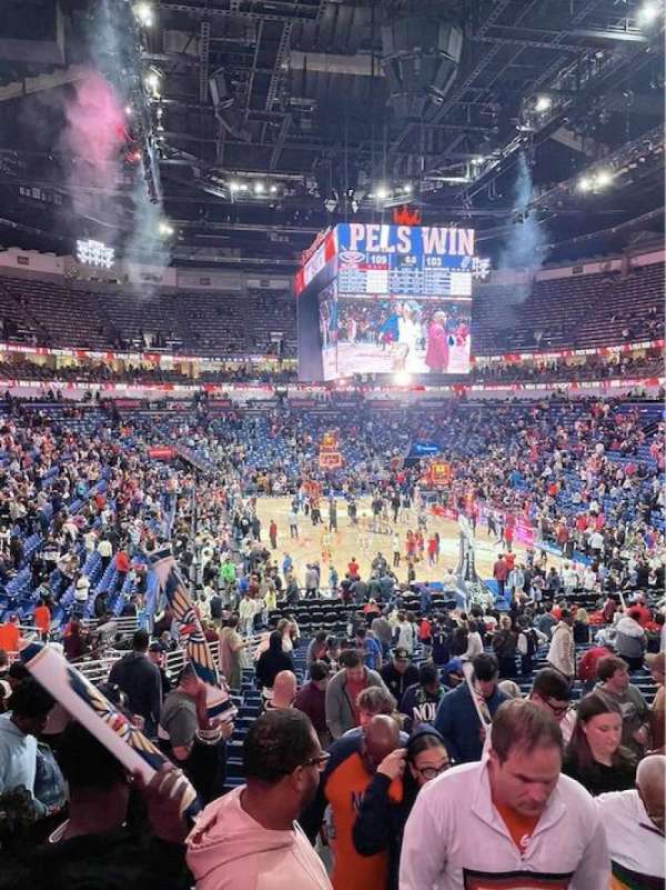 Smoothie King Center, section: 120, row: 24, seat: 1