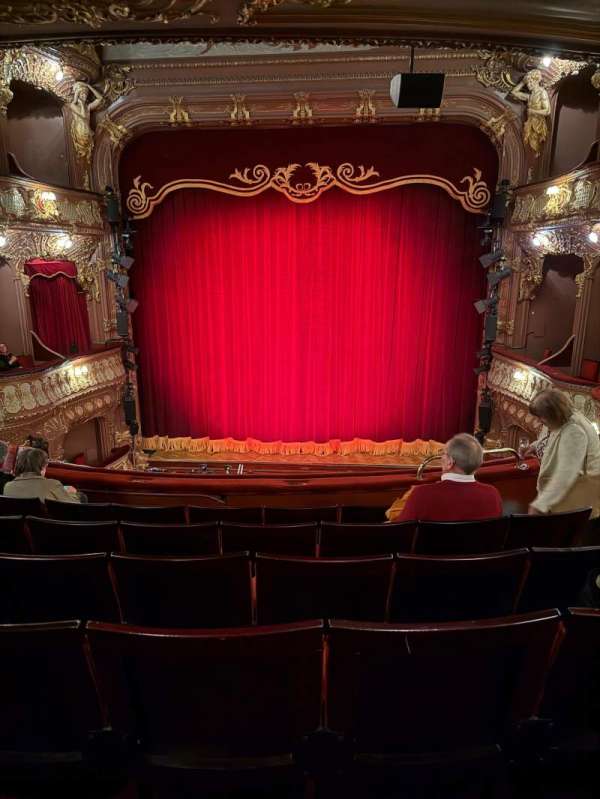 Apollo Theatre, section: Dress Circle, row: F, seat: 14