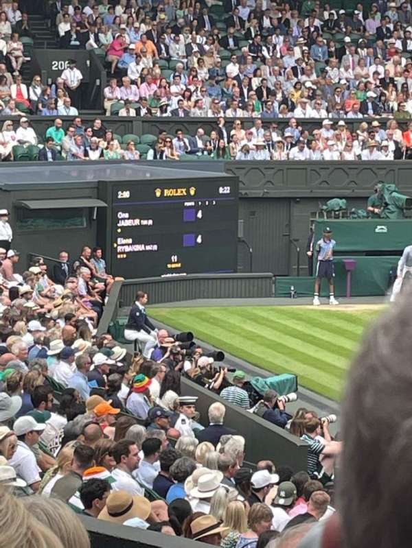 Wimbledon, Centre Court, section: 202, row: D, seat: 28