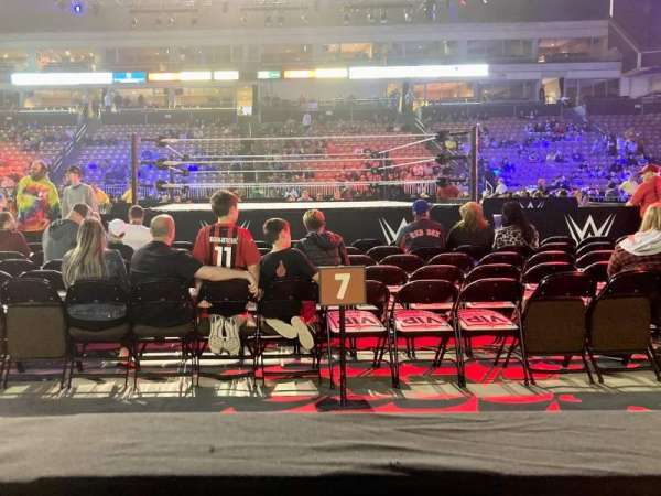 SNHU Arena, section: 121, row: A, seat: 7