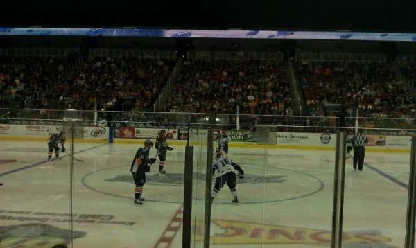 Intrust Bank Arena, section: 103, row: F, seat: 5