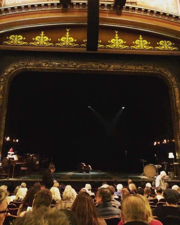 Belasco Theatre, section: Orchestra C, row: L, seat: 107