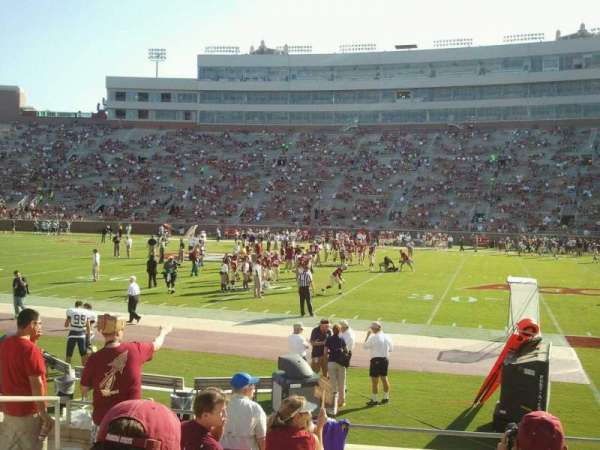 Bobby Bowden Field at Doak Campbell Stadium, section: 108, row: 10, seat: 19