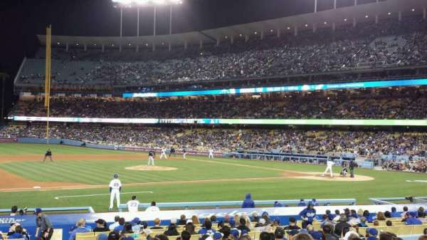 Dodger Stadium, section: 25FD, row: O, seat: 1