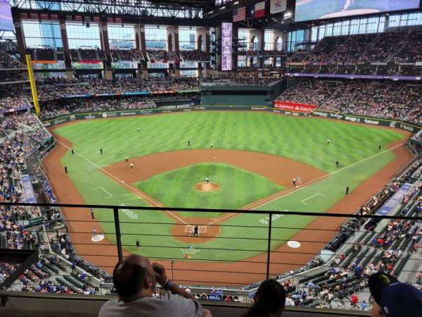 Globe Life Field, section: 218, row: 3, seat: 2