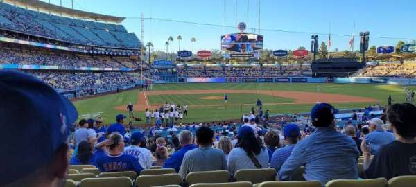 Dodger Stadium, section: 10FD, row: V, seat: 4