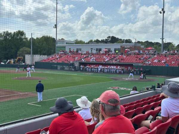 Doak field, section: 13, row: G, seat: 1
