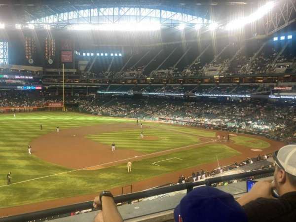Chase Field, section: 215, row: 2, seat: 12