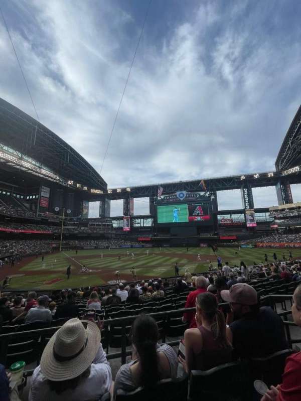 Chase Field, section: 119, row: 23, seat: 6