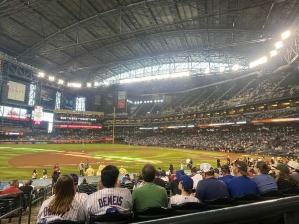 Chase Field, section: 129, row: 21, seat: 4