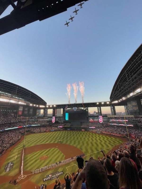 Chase Field, section: 312, row: 12, seat: 17