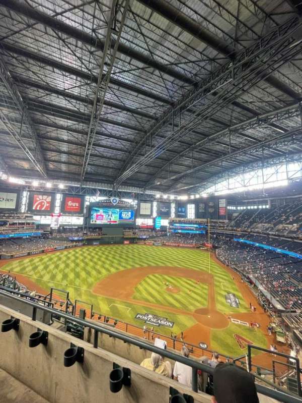 Chase Field, section: 320, row: 9, seat: 5