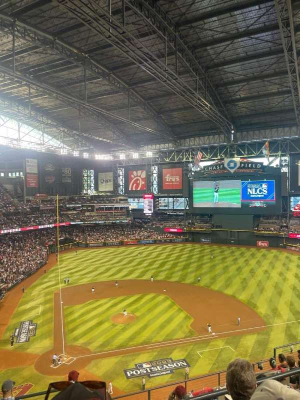Chase Field, section: 312, row: 10, seat: 16