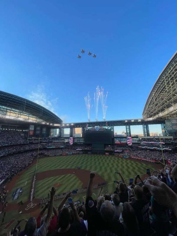 Chase Field, section: 312, row: 12, seat: 12